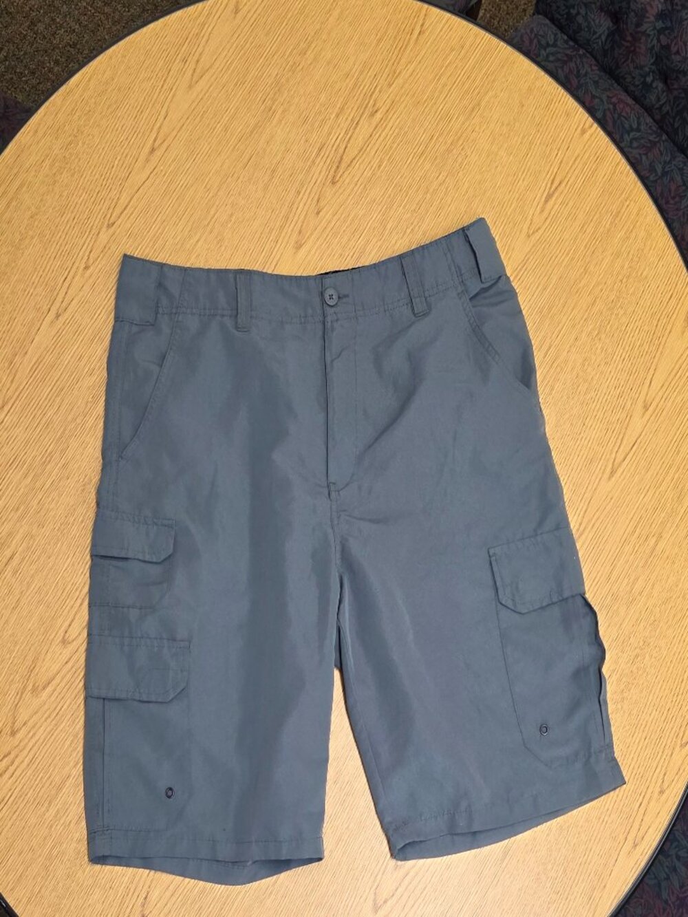 Denali Men’s Cargo Hiking Shorts Size 36 Gray Outdoor Utility